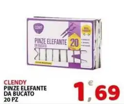 Il Centro Superstore Clendy pinze elefante da bucato offerta