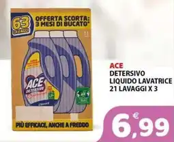 Il Centro Superstore Ace Detersivo liquido lavatrice offerta
