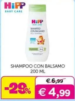 Universo Bimbo HiPP Baby Care Shampoo con balsamo offerta