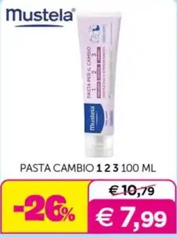 Universo Bimbo Mustela pasta cambio 1 2 3 offerta