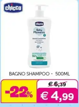 Universo Bimbo Chicco Baby Moments Bagno Shampoo offerta