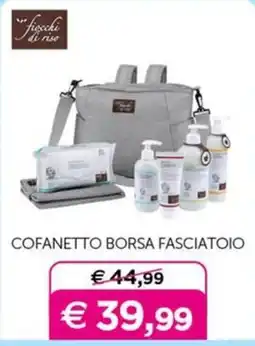 Universo Bimbo Cofanetto borsa fasciatoio Fiocchi di riso offerta