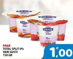 Il Centro Superstore FAGE Total Split 0% offerta
