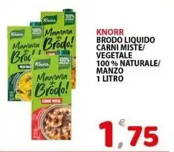 Il Centro Superstore Knorr Brodo Liquido Carni Miste offerta