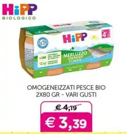 Universo Bimbo HiPP Omogeneizzati Pesce Bio offerta