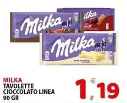 Il Centro Superstore Milka Tavolette Cioccolato Linea offerta