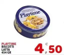 Il Centro Superstore Playtime biscotti latta offerta