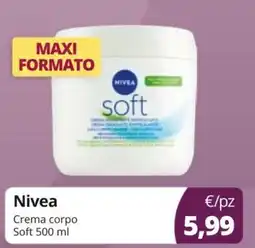 Acqua & Sapone Nivea Crema corpo Soft offerta