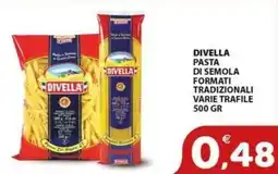 Il Centro Superstore Divella pasta di semola offerta