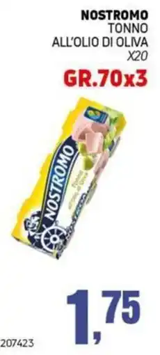 Migro Nostromo tonno all'olio di oliva offerta