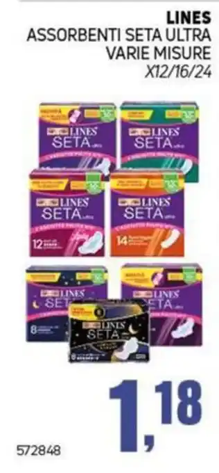 Assorbenti seta ultra Lines
