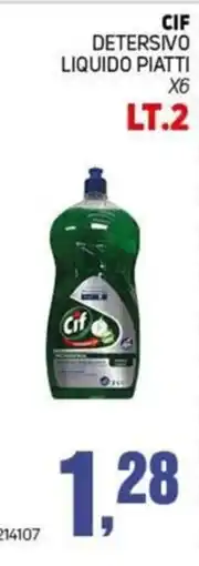 Migro Cif detersivo liquido piatti offerta