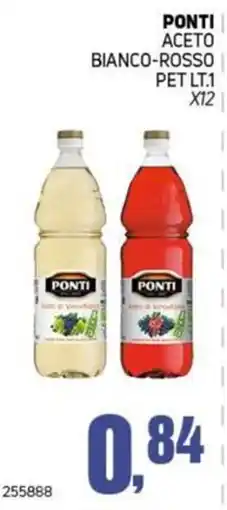 Migro Ponti aceto bianco-rosso offerta