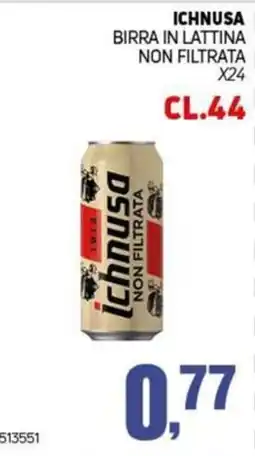 Migro Ichnusa birra in lattina non filtrata offerta