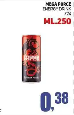 Migro Mega Force energy drink offerta
