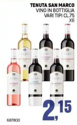 Migro Tenuta San Marco vino in bottiglia offerta