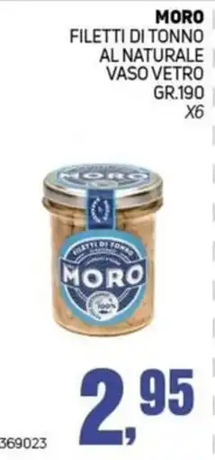 Migro Filetti di tonno al naturale Moro offerta