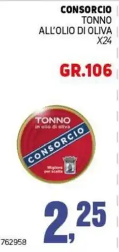 Migro Tonno in olio di oliva Consorzio offerta