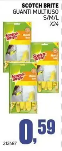 Migro Scotch Brite guanti multiuso offerta