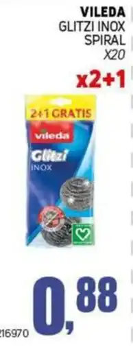 Migro Vileda Glitzi inox offerta