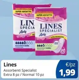 Acqua & Sapone Lines Assorbenti Specialist offerta