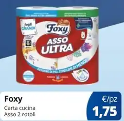 Acqua & Sapone Foxy carta cucina asso 2 rotoli offerta