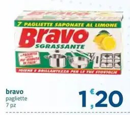 Bravo Casa Bravo pagliette sgrassante al limone offerta