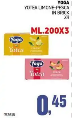 Migro Yoga Yotea limone-pesca in brick offerta