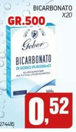Migro Bicarbonato Geber offerta