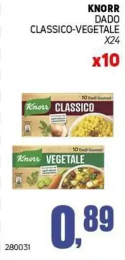 Migro Knorr dado classico-vegetale offerta