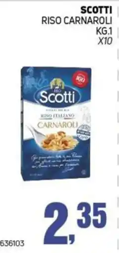 Migro Scotti Riso Carnaroli offerta