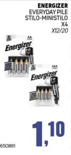 Migro Energizer Everyday Pile Stilo-Ministilo offerta