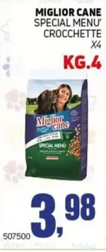 Migro Miglior cane Special Menu' crocchette offerta