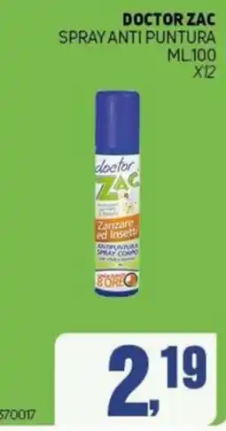 Migro Doctor Zac spray anti puntura offerta