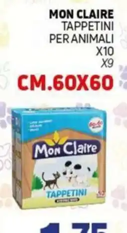 Migro Mon Claire tappetini per animali offerta