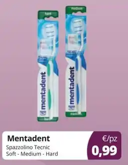 Acqua & Sapone Mentadent Spazzolino Tecnic offerta