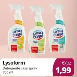 Acqua & Sapone Lysoform Detergente casa spray offerta