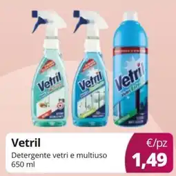 Acqua & Sapone Vetril Detergente vetri e multiuso offerta