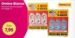 Acqua & Sapone Omino Bianco Detersivo lavatrice liquido offerta