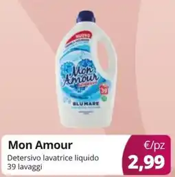Acqua & Sapone Mon Amour Detersivo lavatrice liquido offerta