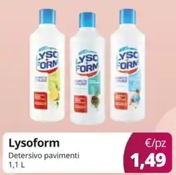 Acqua & Sapone Lysoform Detersivo pavimenti offerta