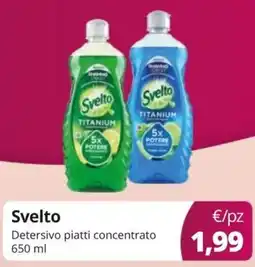 Acqua & Sapone Svelto Detersivo piatti concentrato offerta