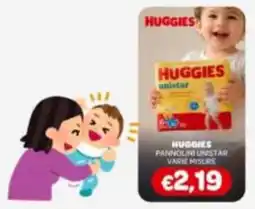 Irys Huggies pannolini unistar offerta