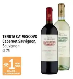 Emi Market Tenuta Ca' Vescovo Cabernet Sauvignon, Sauvignon offerta