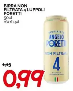 Hardis Birra non filtrata 4 luppoli Poretti offerta