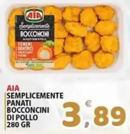 Il Centro Superstore AIA semplicemente panati bocconcini di pollo offerta
