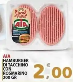 Il Centro Superstore AIA Hamburger di tacchino con rosmarino offerta