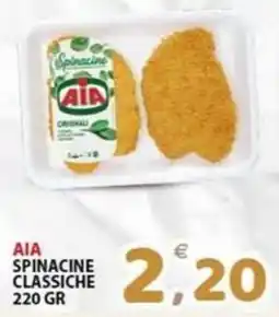 Il Centro Superstore AIA Spinacine classiche offerta