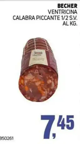 Migro Becher ventricina calabra piccante offerta