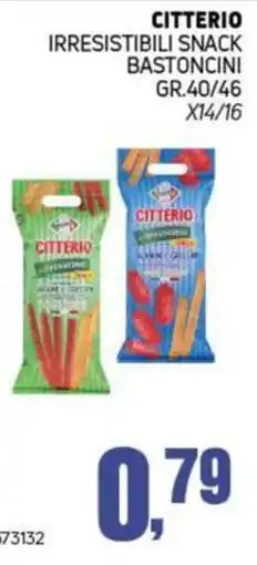 Migro Citterio irresistibili snack bastoncini offerta
